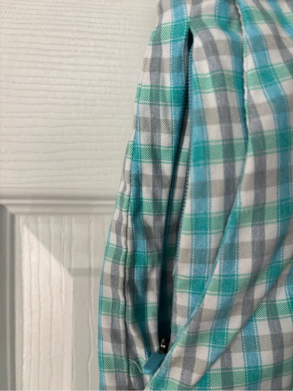 Tommy Bahama Top Deck Check Shorts Performance Stretch Blue Plaid Men's 42